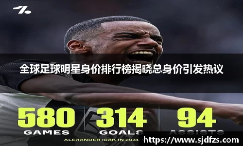 全球足球明星身价排行榜揭晓总身价引发热议